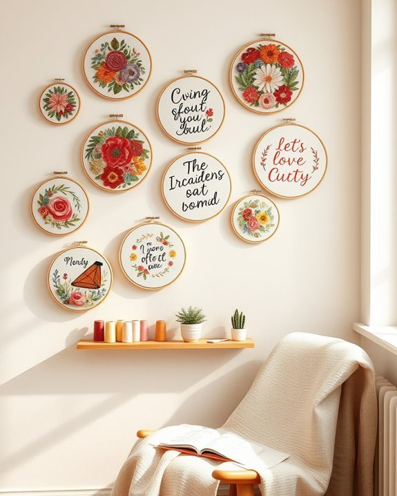 personalized handmade embroidery art