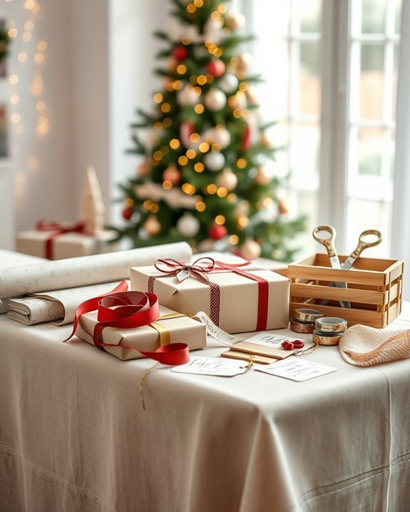 personalized holiday gift wrapping