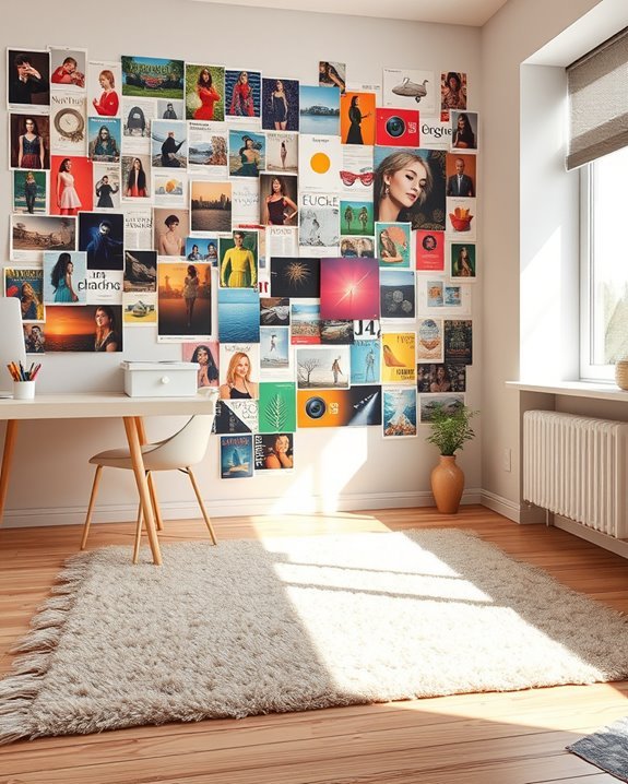 personalized magazine collage decor