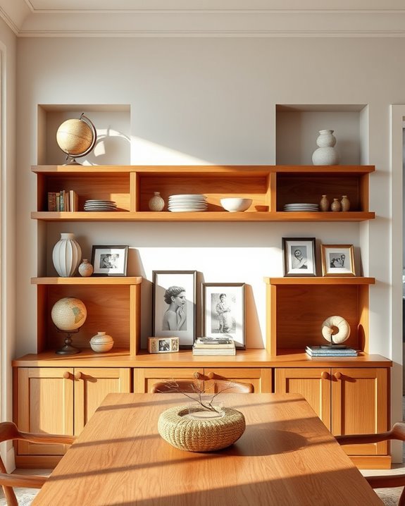 personalized memento display shelves