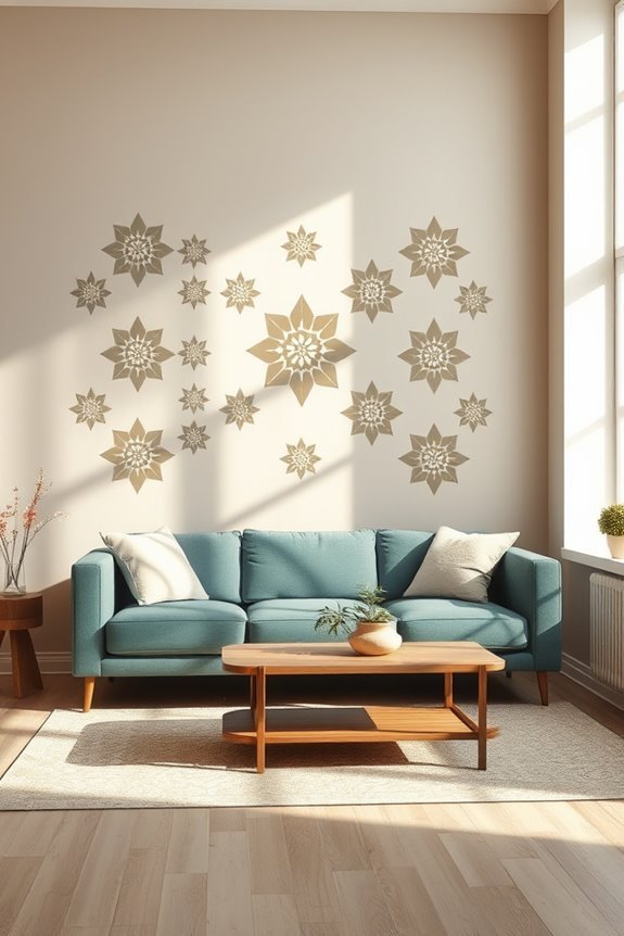 personalized stenciled wall designs