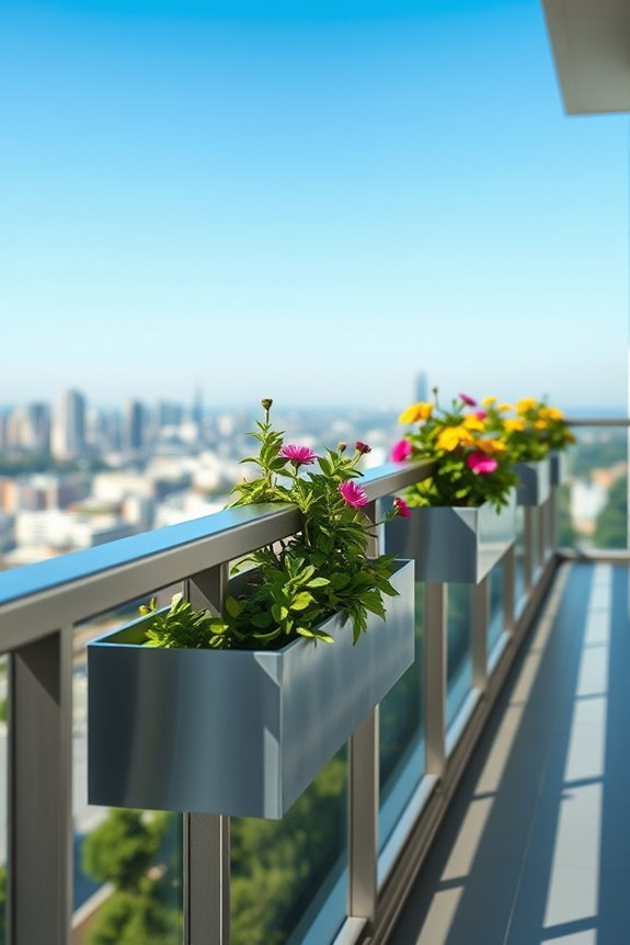 planter box railing options