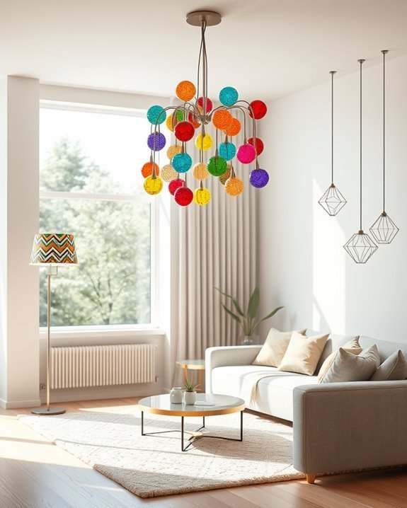 playful and unique lighting