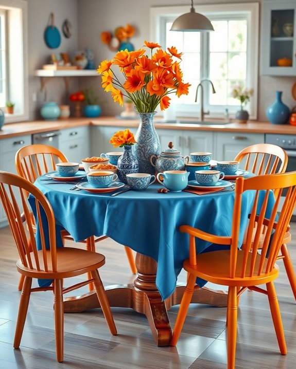 playful and vibrant dining