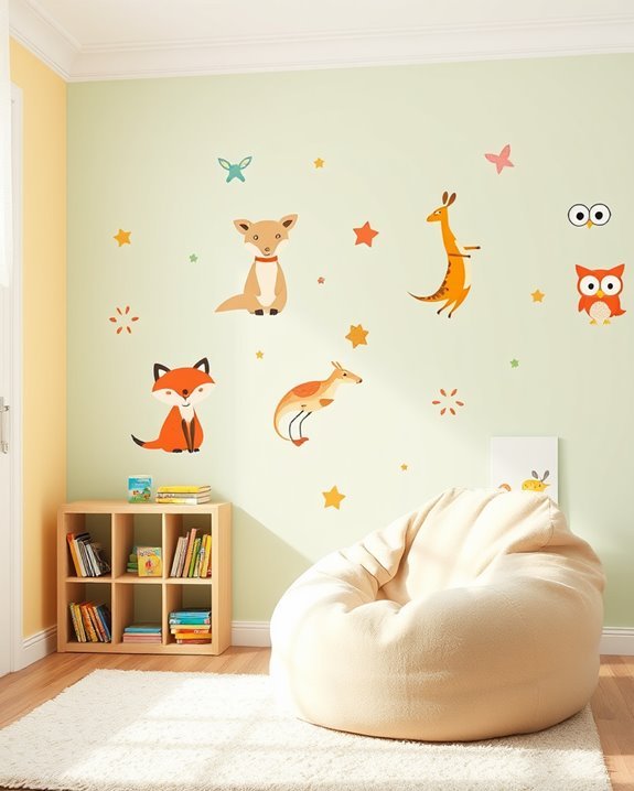 playful animal room decor