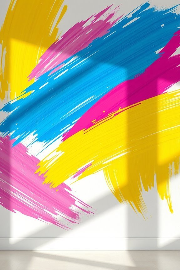 playful artistic wall decor