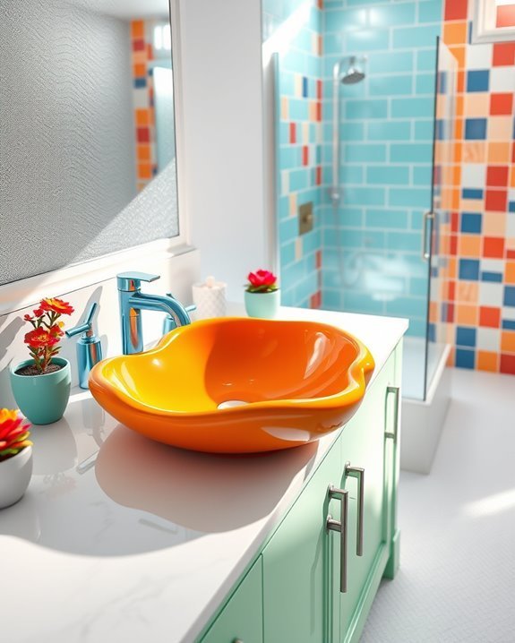 playful bathroom sink fixtures