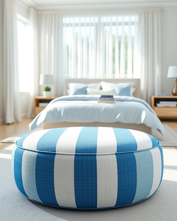 playful blue and white elegance