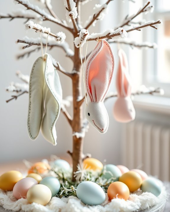 playful easter bunny decorations