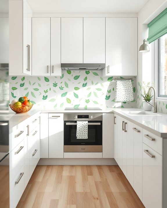 playful patterns enhance kitchens