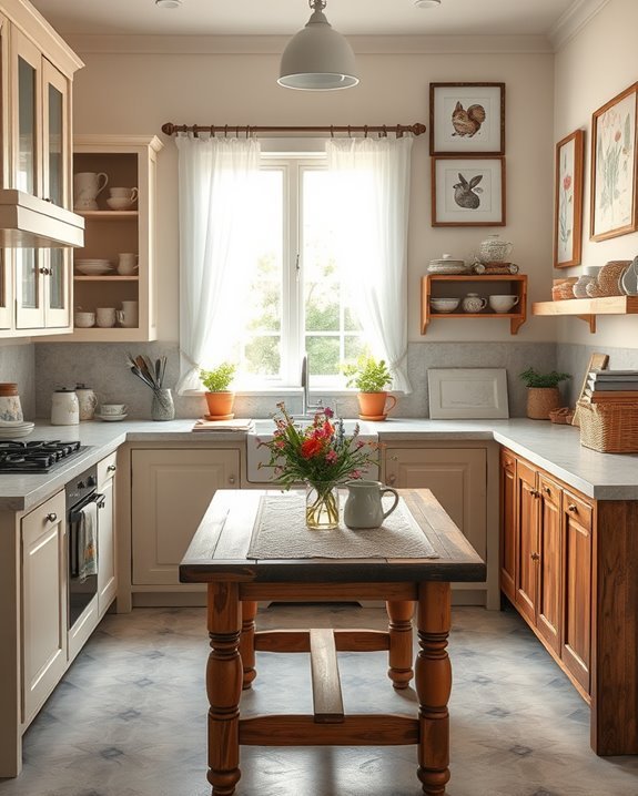 playful personality in kitchen