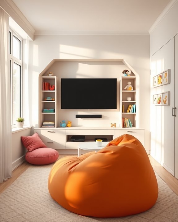 playful tv panel design