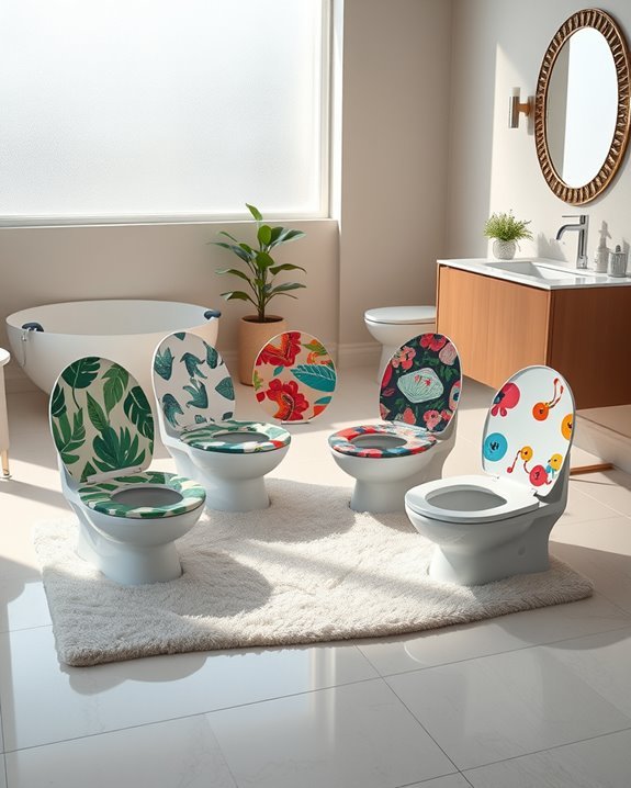 playful unique toilet seats