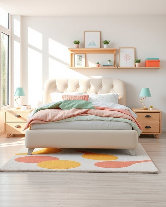 playful vibrant bedroom furniture