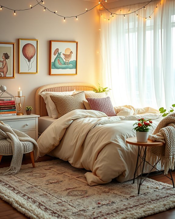 playful whimsical bedroom design