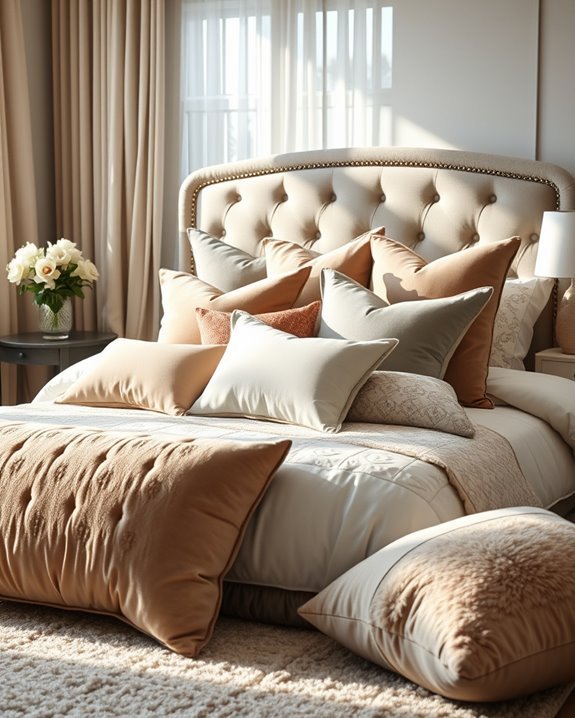 plush pillows for cozy elegance