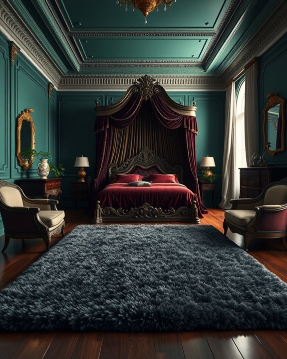 plush rugs enhance comfort