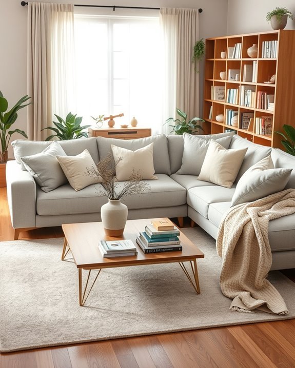 plush sectional sofa comfort