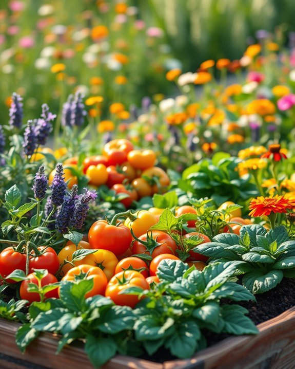 pollinator friendly vegetable gardening