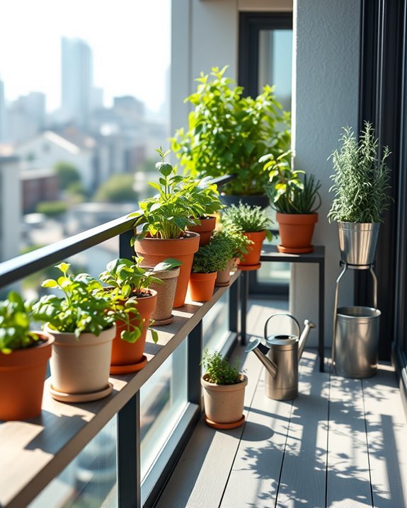 potted herb garden tips