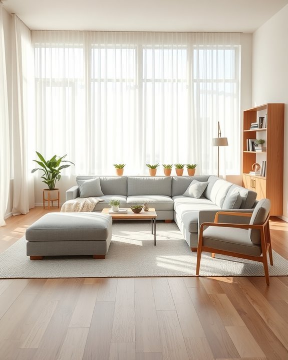 proportional furniture enhances space