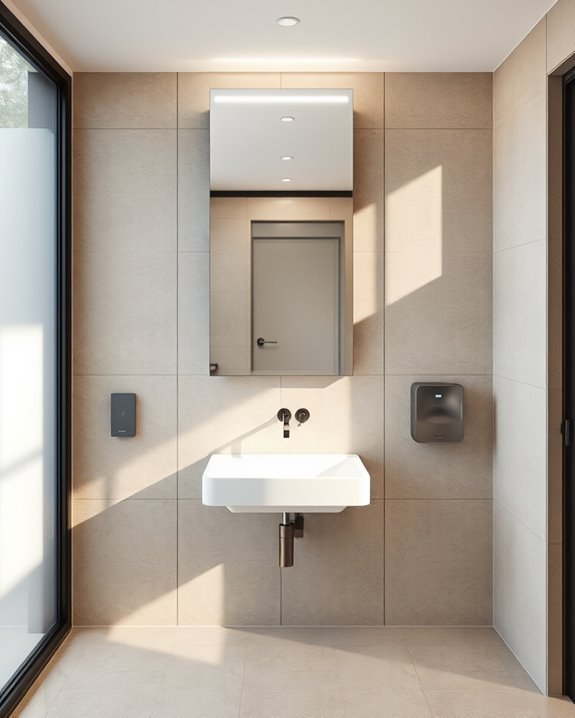 quick drying bathroom design benefits
