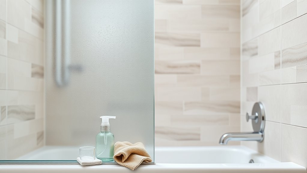 quick glass shower cleaning