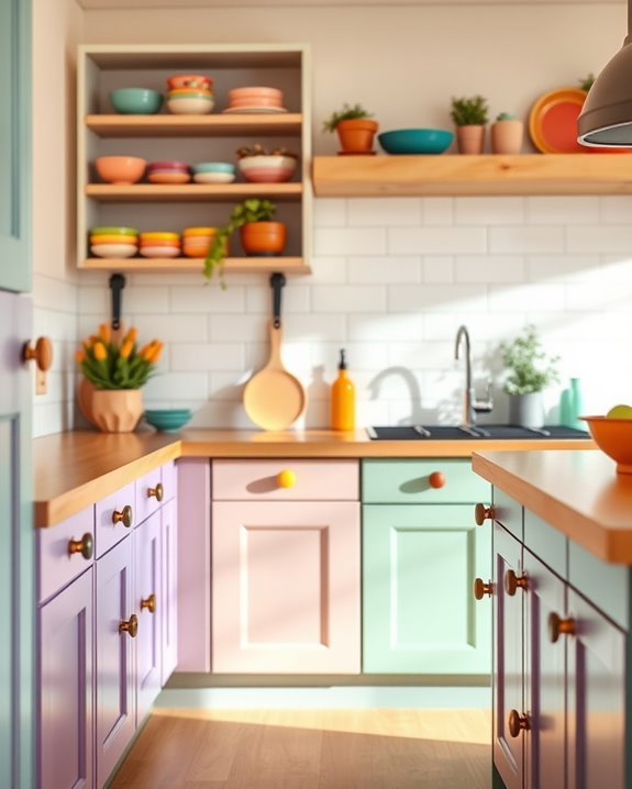 quirky cabinet hardware choices