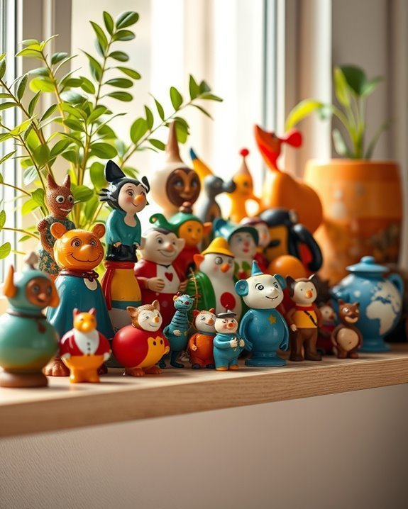 quirky collectibles display ideas
