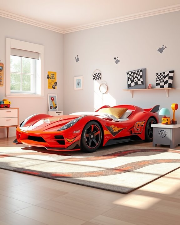 race car bed excitement