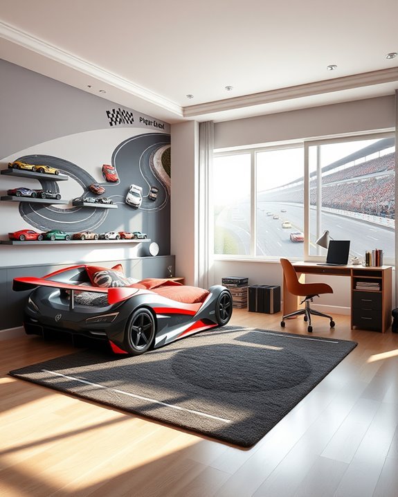 racing car room decor