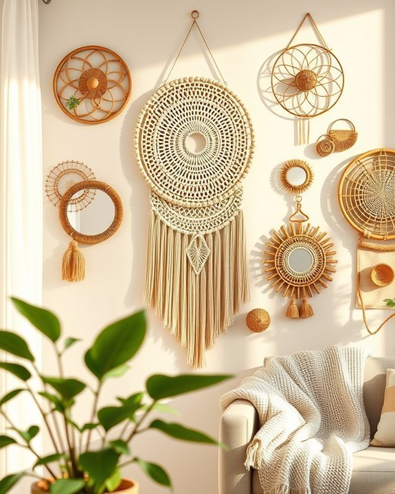 rattan wall decor versatility