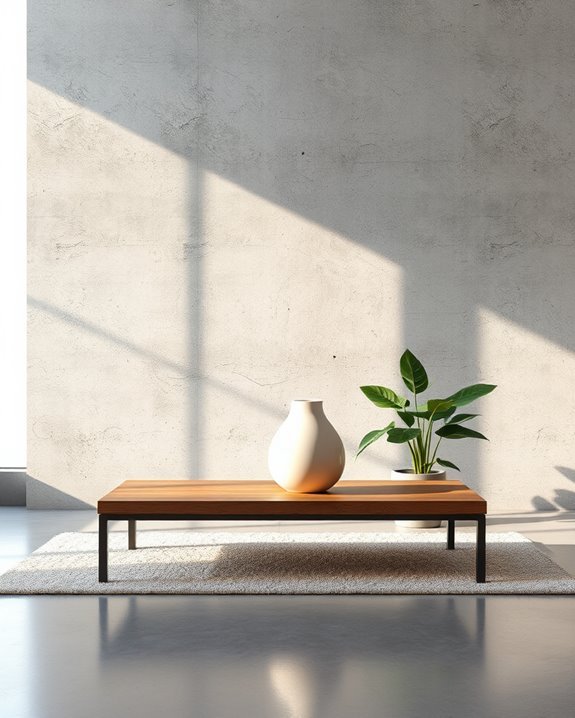 raw concrete minimalist elegance