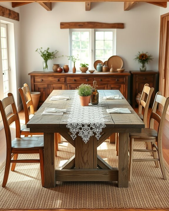 reclaimed wood creates warmth