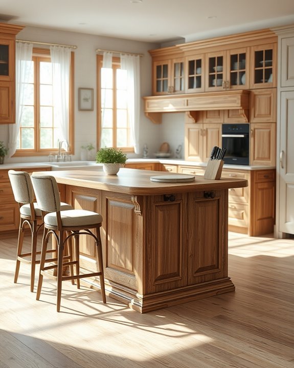 reclaimed wood kitchen accents