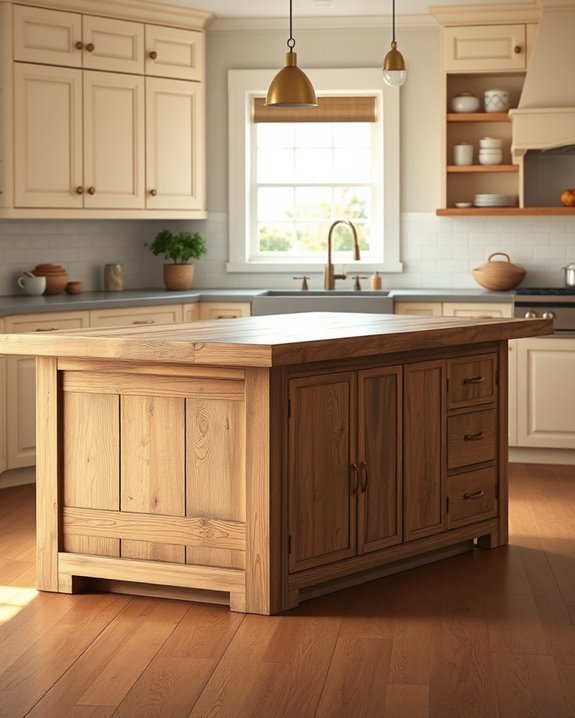 reclaimed wood kitchen elements