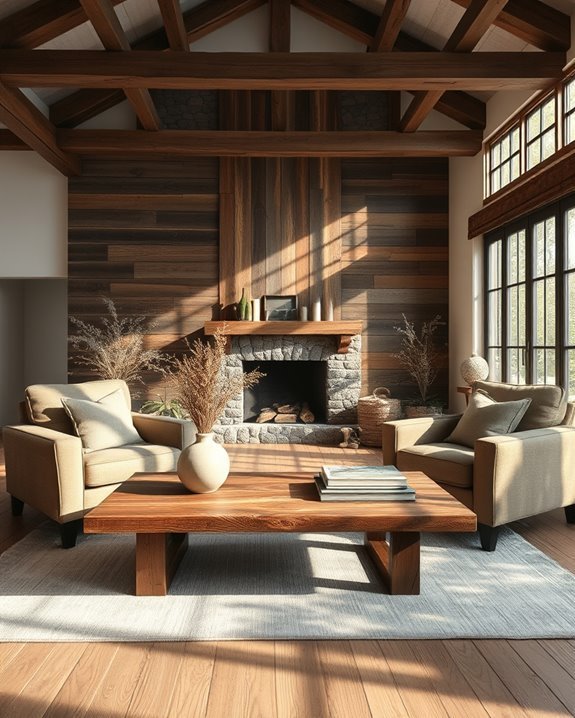 reclaimed wood rustic charm