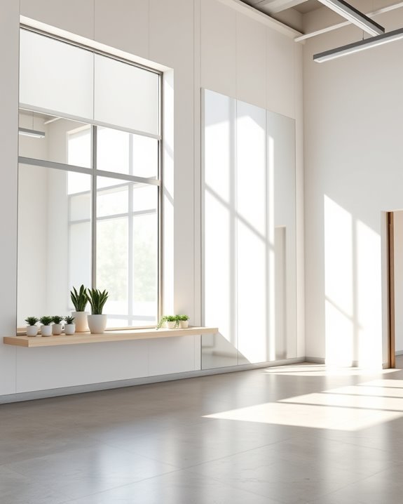 reflective surfaces enhance confidence