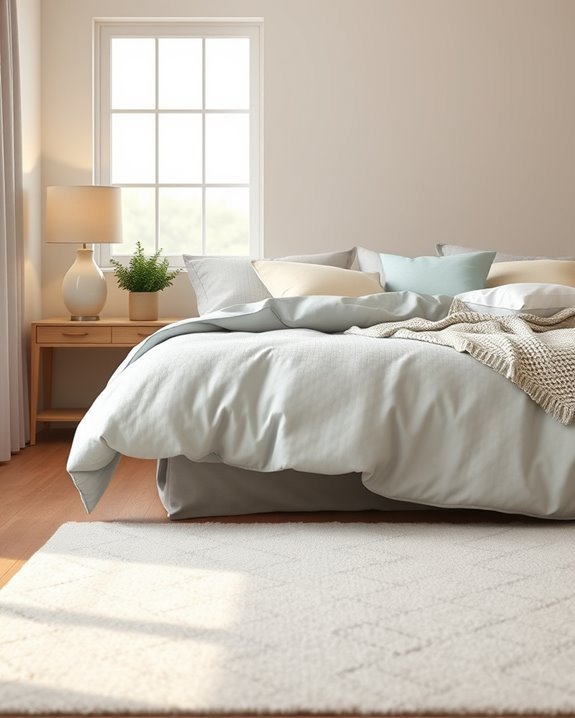 refresh bedroom with bedding