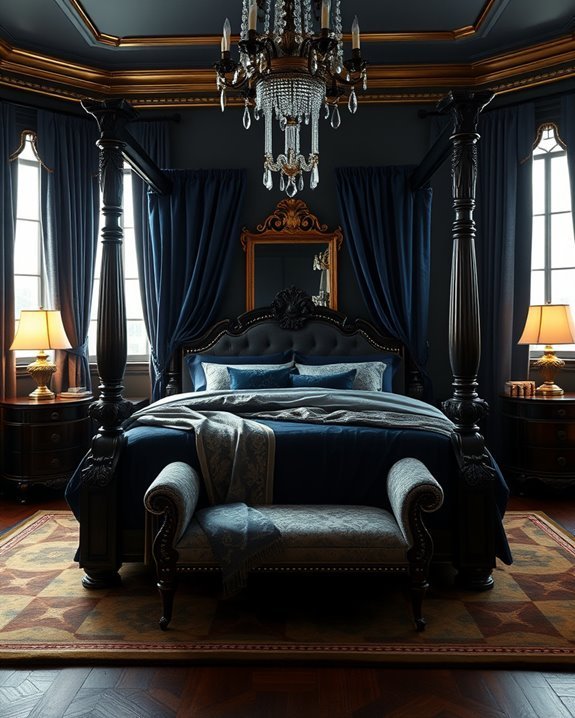 regal four poster bed elegance