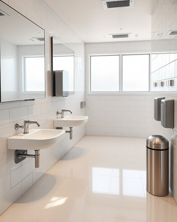 regular bathroom maintenance schedules