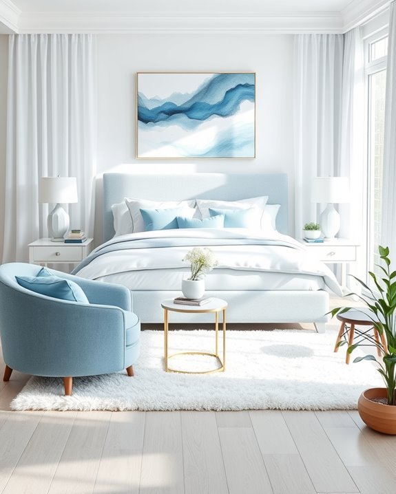 relaxing bedroom sanctuary creation