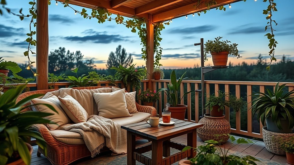 relaxing outdoor balcony ideas