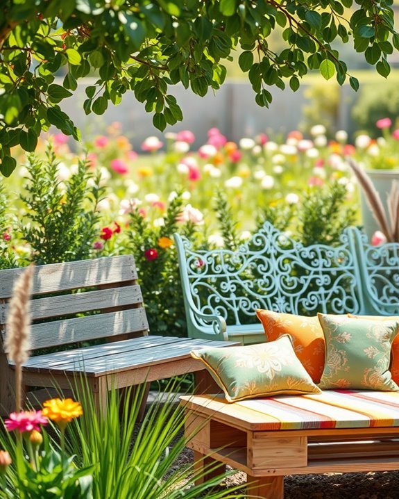 repurposed benches for sustainability