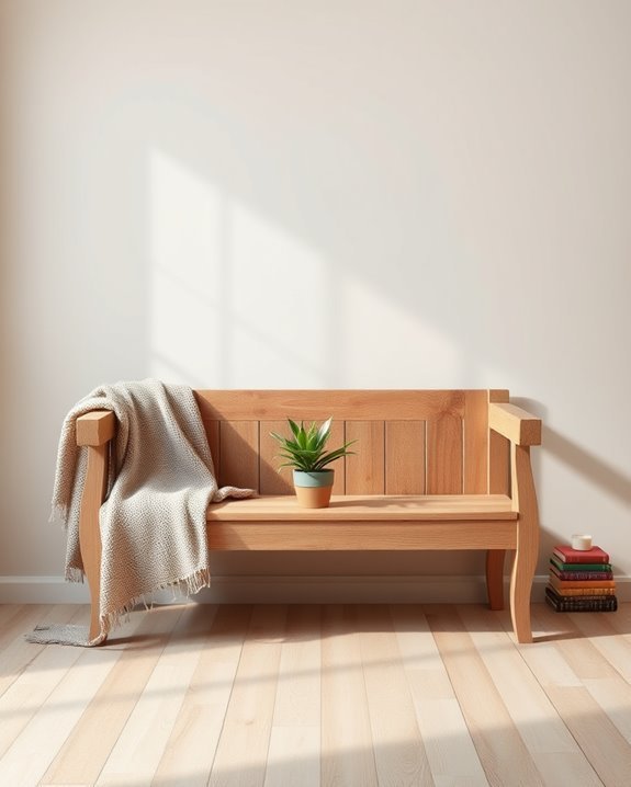 repurposed door bench project