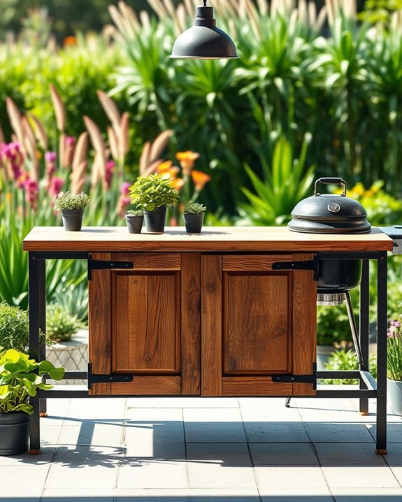 repurposed door tabletop project