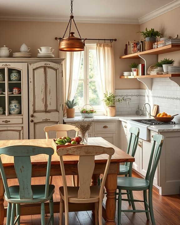 repurposed furniture adds charm