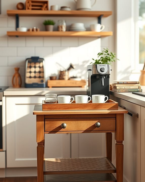 repurposed furniture for coffee