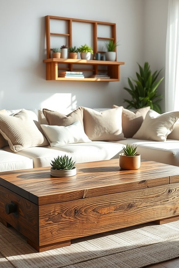 repurposed wood enhances decor
