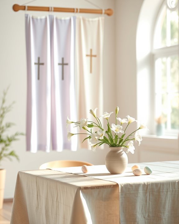 resurrection themed decorative banners